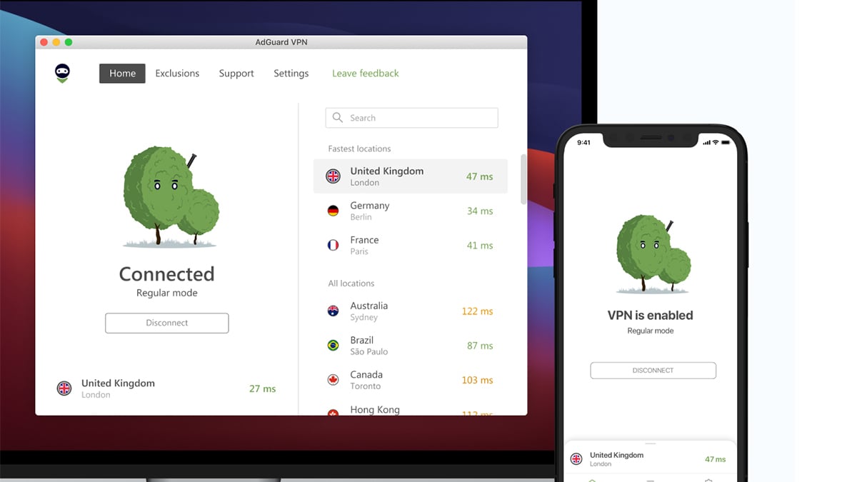 Dapatkan akses seumur hidup ke AdGuard VPN + Ad Blocker Family Suite hanya dengan $34,97